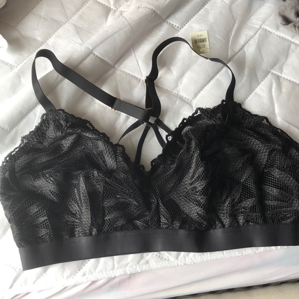 Aerie black bralette NWT